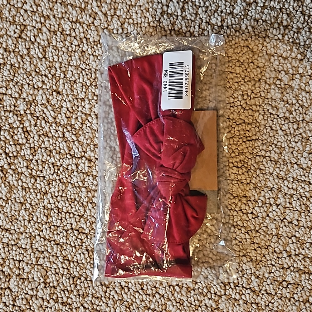 Kyte Baby Bow in Ruby 1-4T NEW